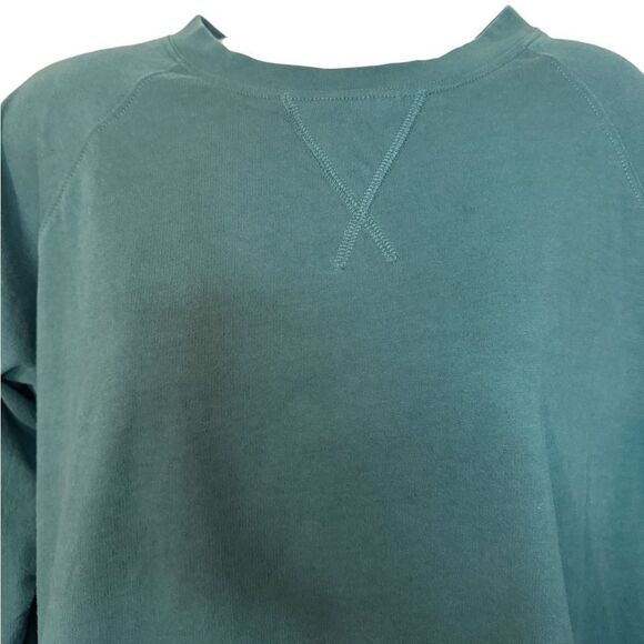 LAKE 100% Cotton Side Slit Lounge Sweater - Picture 4 of 10